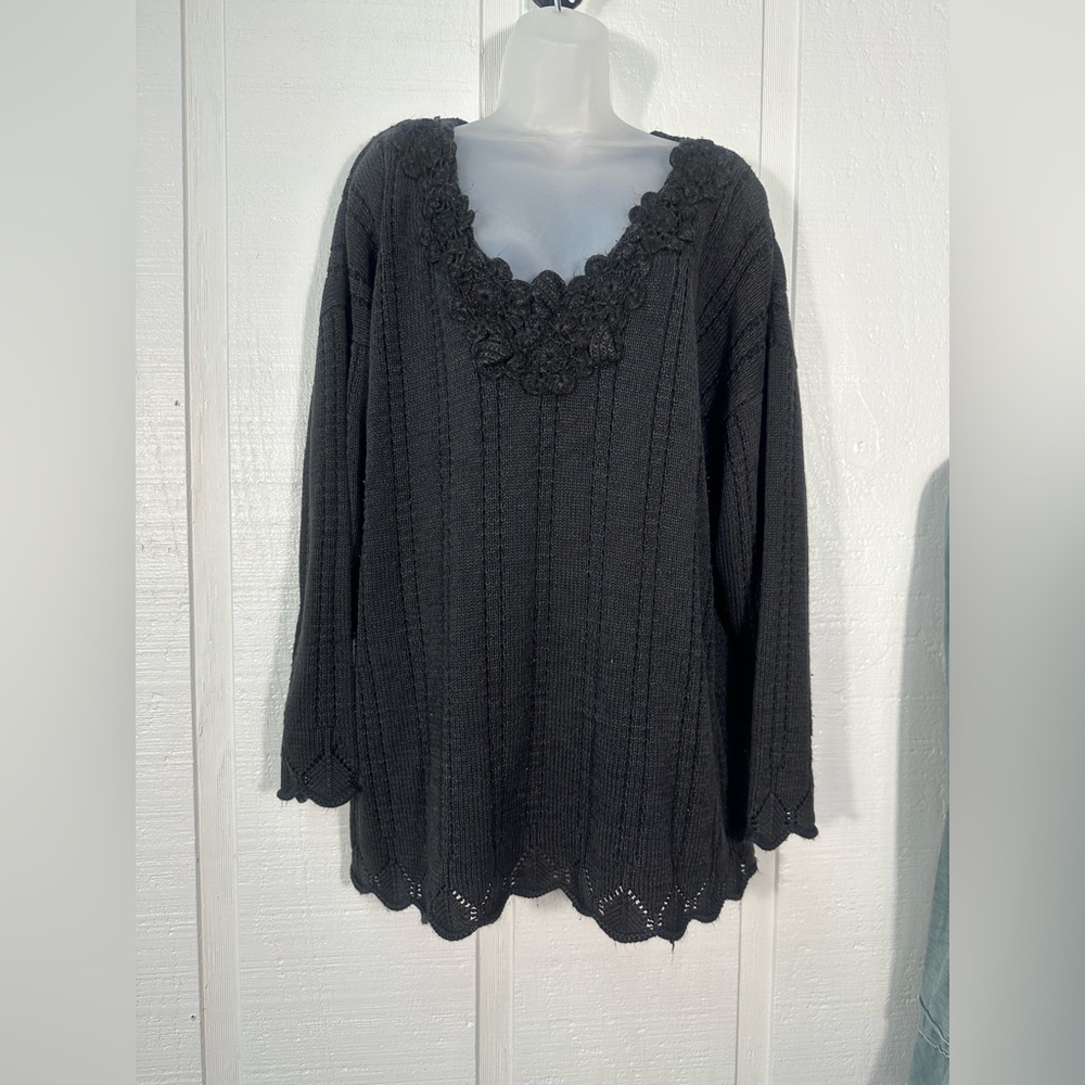 Diana Marco Womens Black Sweater No Size EUC